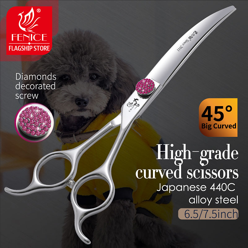 Grooming Scissors - Tesoura super curvada para animais de