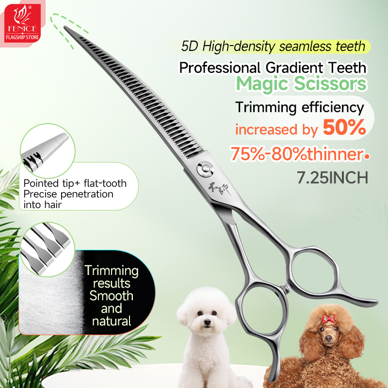 Grooming Scissors - Tesoura Curva Fenice Master Series de
