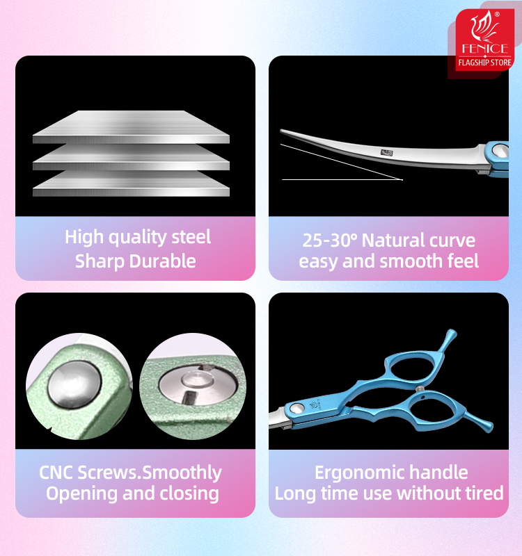 Conjunto de Tesouras Profissio - Grooming Scissors avaliação e preço