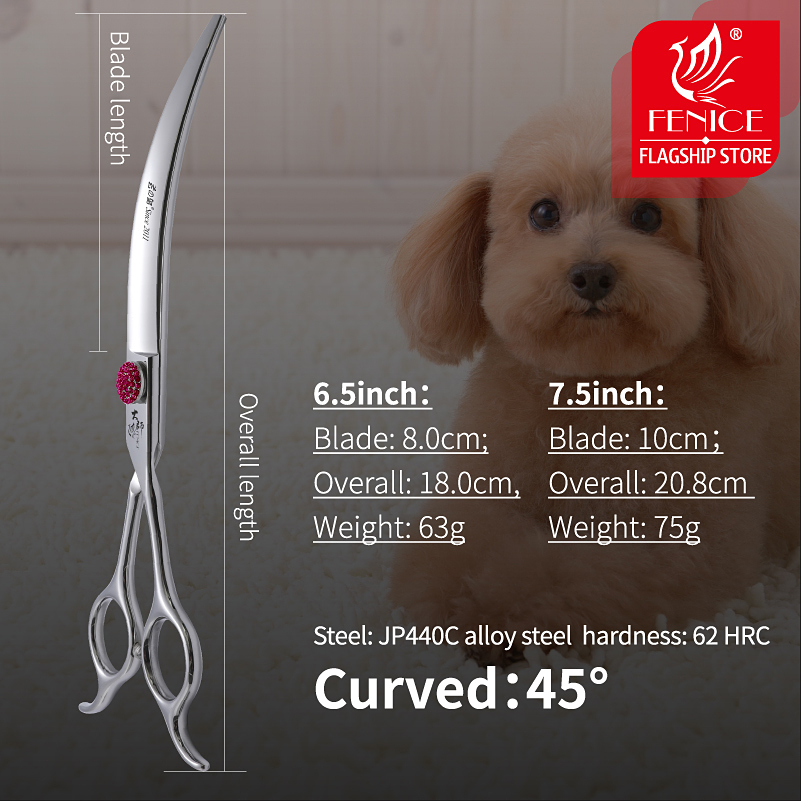 Tesoura super curvada para ani - Grooming Scissors avaliação e preço